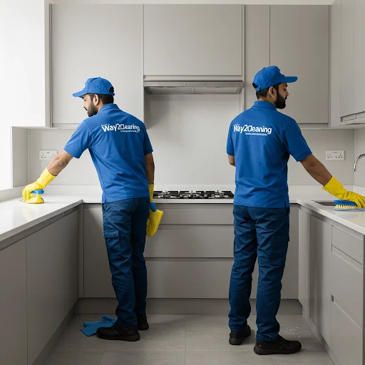 Empty Kitchen without Chimney
