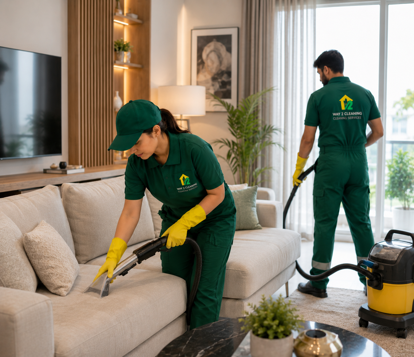 Way2Cleaning Living Room Cleaning